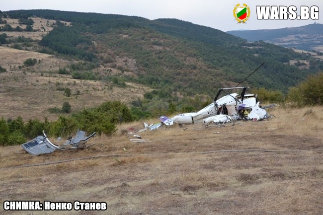 Паднал хеликоптер в България 