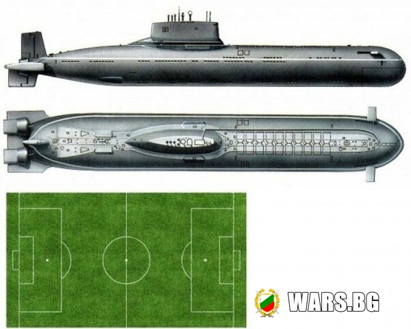 Проект 941 "Акула". Тежка ракетна подводница със стратегическо назначение.