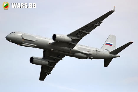 Русия използва в Сирия най-съвършения си разузнавателен самолет Ту-214Р
