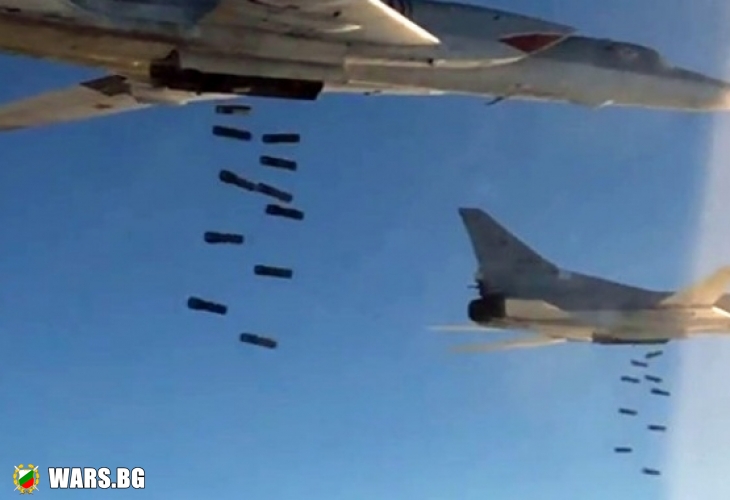 Руските ВКС изпепелиха обекти на ИД в Сирия (ВИДЕО)