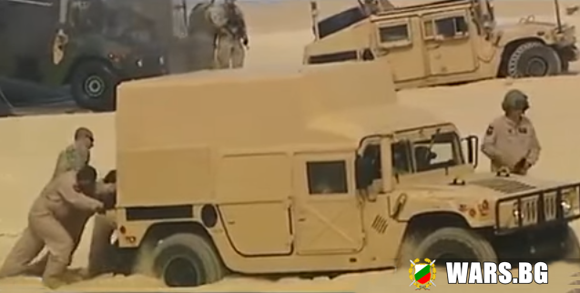 ВИДЕО: Американски военни „Хамъри“ затънаха в пясъка на учение на НАТО