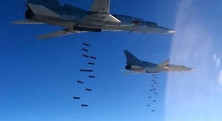 Руски самолети изсипаха огън и жупел върху терористите в Сирия (ВИДЕО)