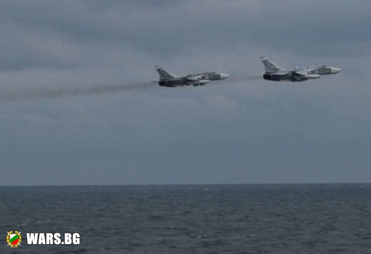 ЕКСКЛУЗИВНИ КАДРИ: Вижте как руски Су-24 изплашиха моряците на миненосеца Porter