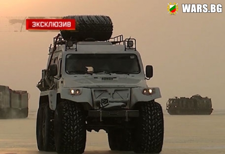 Уникални КАДРИ! Руската армия изпитва най-новата си високопроходима техника