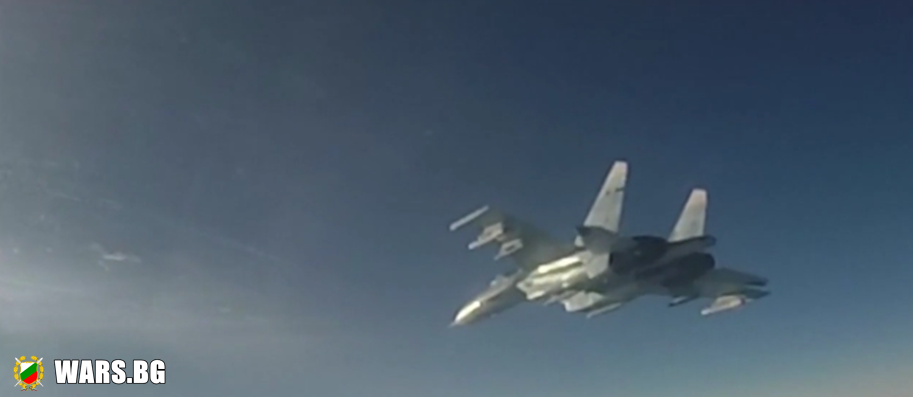 ВИДЕО: Изстрелване на ракета въздух-въздух от изтребител Су-35
