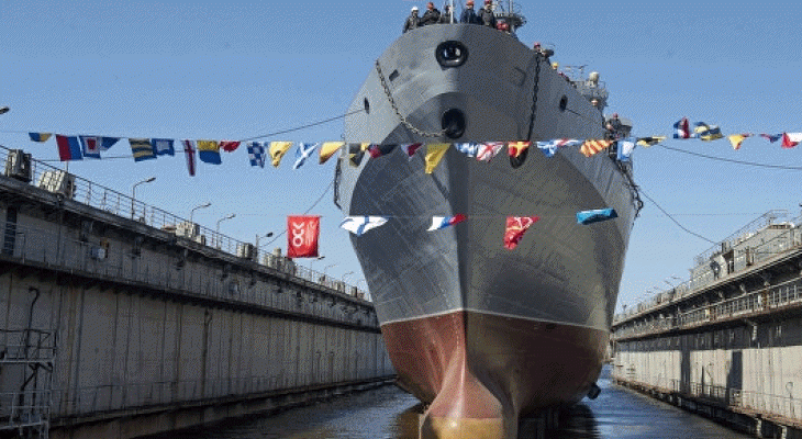 Нов кораб-разузнавач постъпва в руския Черноморски флот (ВИДЕО)