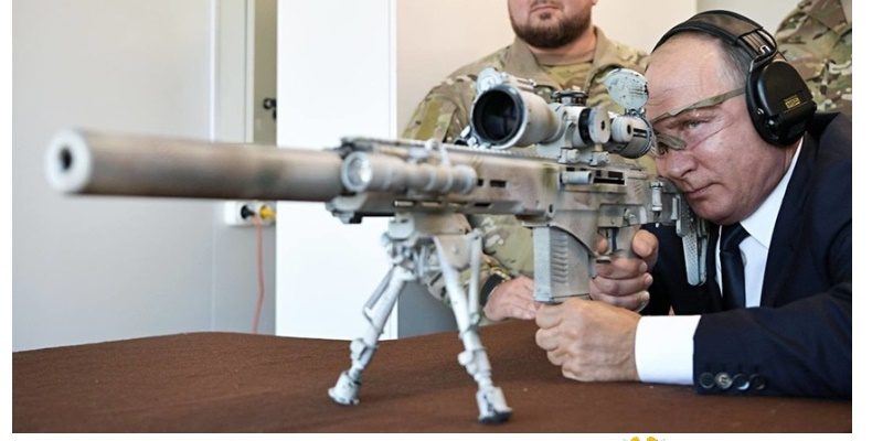 ВИДЕО: Путин тества най-новата снайперска винтовка на "Калашников" СВЧ-308