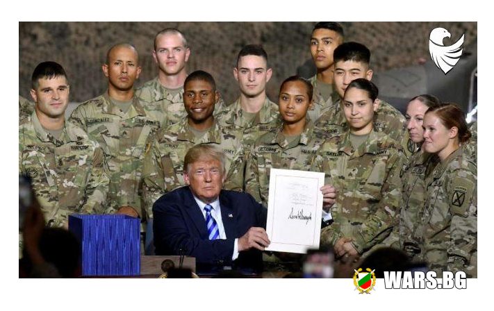 Американската армия харесват Доналд Тръмп 