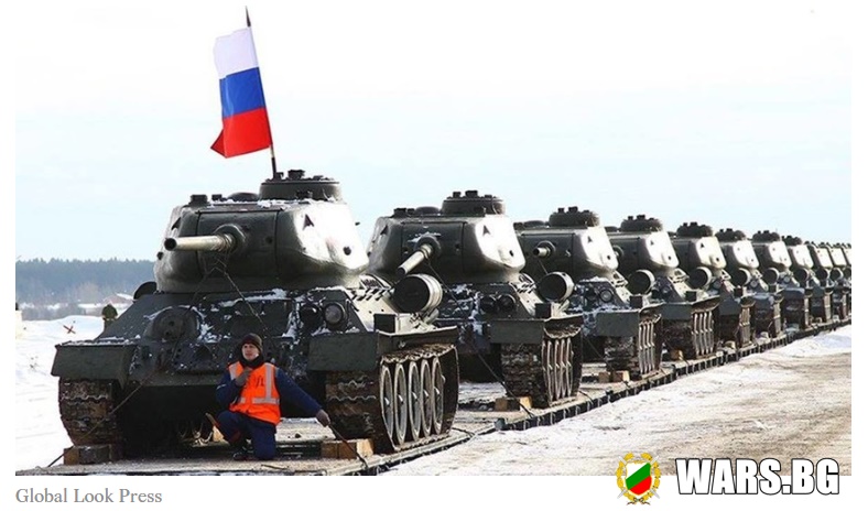 Символът на победата отново в руската армия: Легендарните Т-34 в състава на Кантемировската дивизия