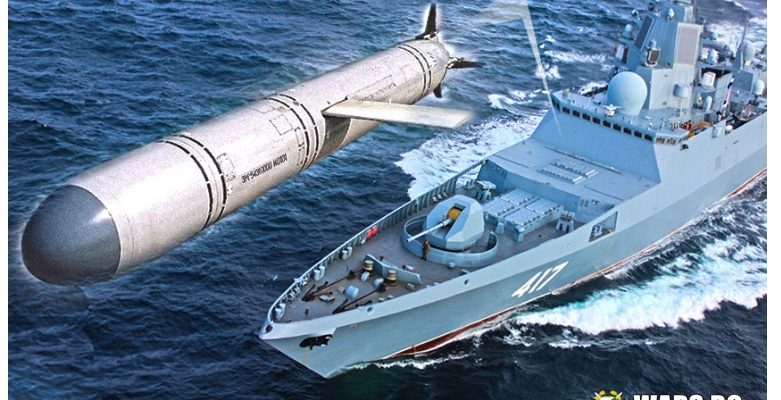 Вече и ракетната фрегата "Адмирал Горшков" стреля с "Калибри"