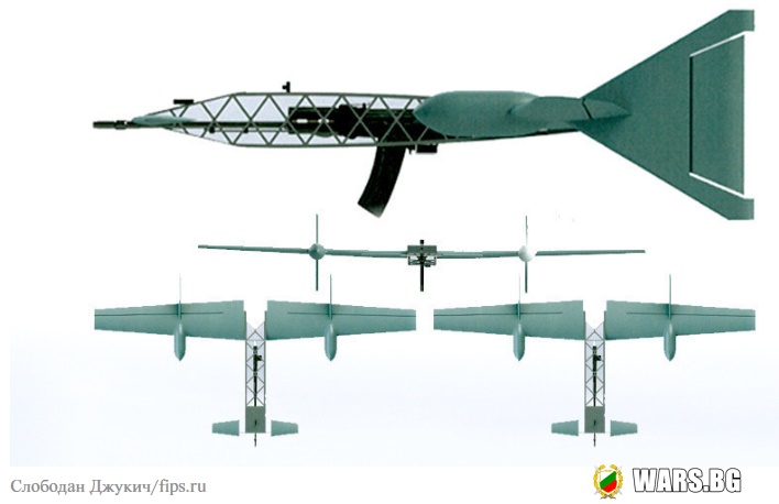 Мощен "Вепрь 12 Молот" на криле: руснаците проектираха интересна концепция за борба с дронове