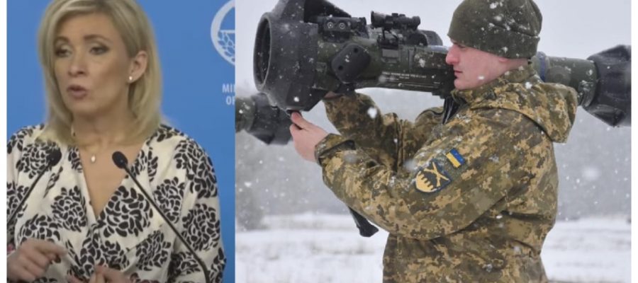 Захарова към НАТО: Премахнете всички оръжия от Украйна